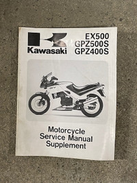 Sm137 Kawasaki EX500 GPZ500S GPZ400S EX400 Service Manual