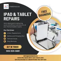 iPad & Tablet Repairs in Brantford - Free Diagnosis