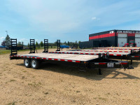 *Used 2024 8.5 x 24' Equipment Trailer, S/U Ramps, 14K