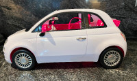 BARBIE Fiat 500 Convertible (2008) White -Mint Condition- “New”
