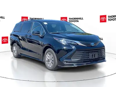 Thornhill Toyota Proudly Presents This Black 2025 Toyota Sienna with LE AWD 8-Passenger Package, Fea...