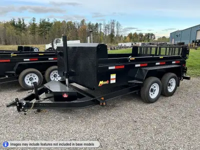 Miska Ultra Low Pro 5 Ton Heavy Duty Dump Trailer 9,990lb GVWR, 81in.x10' Dump Trailers Starting at...