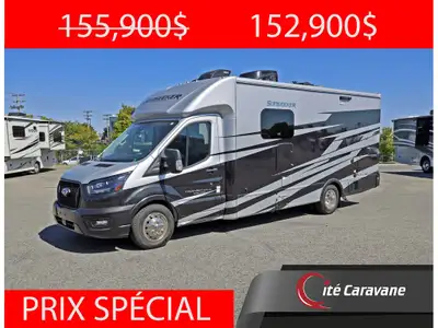 Forest River Sunseeker 2380 2024 Full paint B+! FULL ÉQUIP! châssis Ford Ecoboost Transit AWD , Pris...