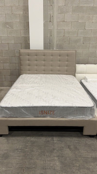 QUEEN/KING Size Fabric Upholstered Bed