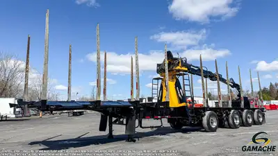 Trailer - # STOCK: R-37155 2021 MANAC 51' LOG TRAILER REMORQUE À BILLOTS 2021 MANAC 51' LOG TRAILER...