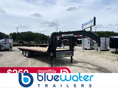 Canada Trailers Straight Deck Gooseneck Deckover Trailer 15,120 lbs. GVWR is $12,480.00 or $249.57/m...