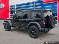 One Owner, Black 2023 Jeep Wrangler Willys 4X4, 8-Speed Automatic, Powerful Yet Fuel Efficient 2.0L... (image 3)