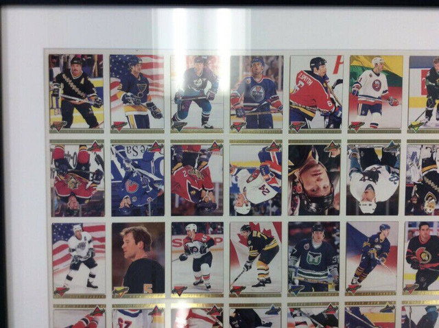Uncut 1994 Premier Hockey Cards Framed in Other in Oakville / Halton Region - Image 4
