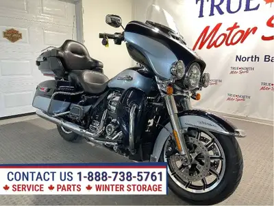 Canadian Harley, Two Tone Midnight Blue/Barracuda Silver at True North Motor Sports has 93.531 km. M...