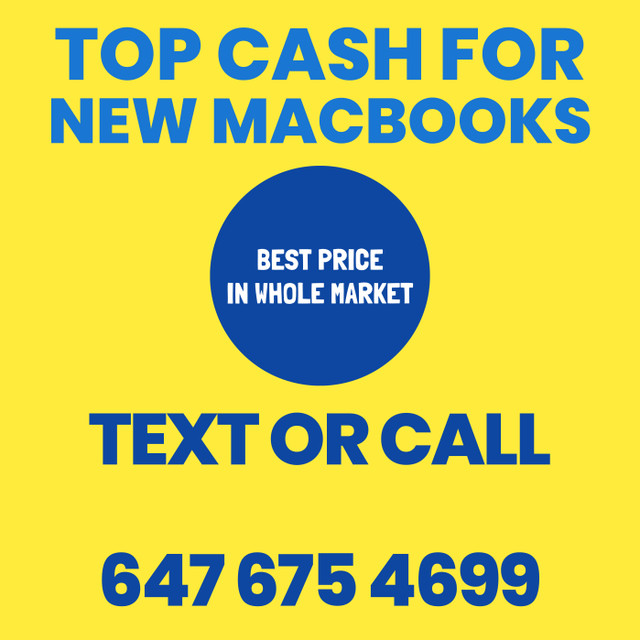 We Buy Macbook's for Cash Macbook Air Macbook Pro in Laptops in Oshawa / Durham Region