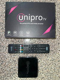 IPTV Unipro 3.0 4k UHD Android Setup Box