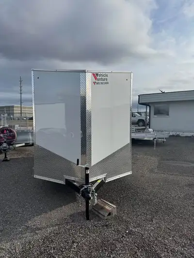 6x12 + V-Nose Enclosed Rental Trailer Daily Rate $95+ hst Weekly Rate $465.50 + hst Coupler Height:...