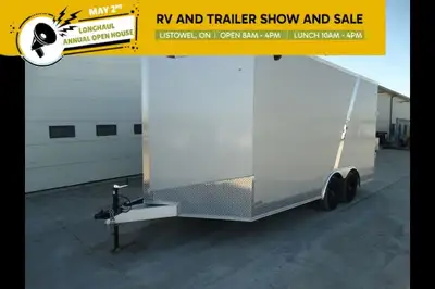 Welcome to Longhaul Trailer Sales Inc Come check out this 8.5 x 16 aluminium enclosed trailer! This...