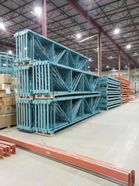 PALLET RACKING FRAMES NEW AND USED - VARIOUS SIZES - CALL NOW