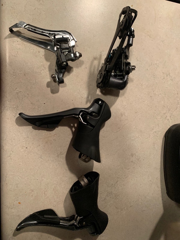 Shimano Claris brake/shift controls and front/rear derailleur Frames