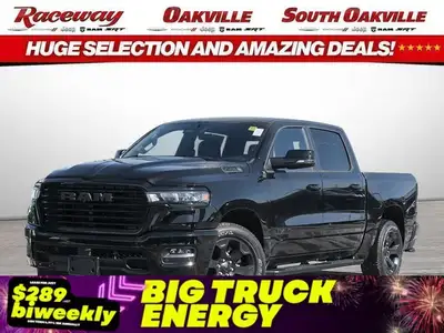CREW CAB 4X4, FRONT HEATED CLOTH/VINYL BUCKET SEATS, DUAL-PANE PANORAMIC SUNROOF, BED UTILITY GROUP,...