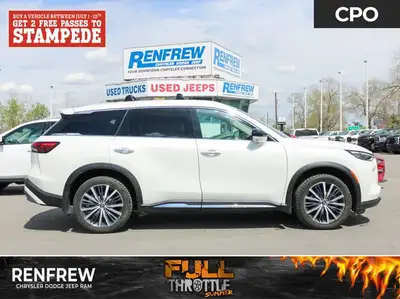Shop this loaded 2023 INFINITI QX60 Sensory - one owner, fully serviced at INFINITI Gallery, no acci...