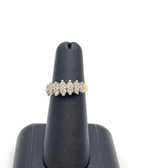 10KT Yellow Gold Cubic Zirconium's Ladies Ring W Appraisal $290