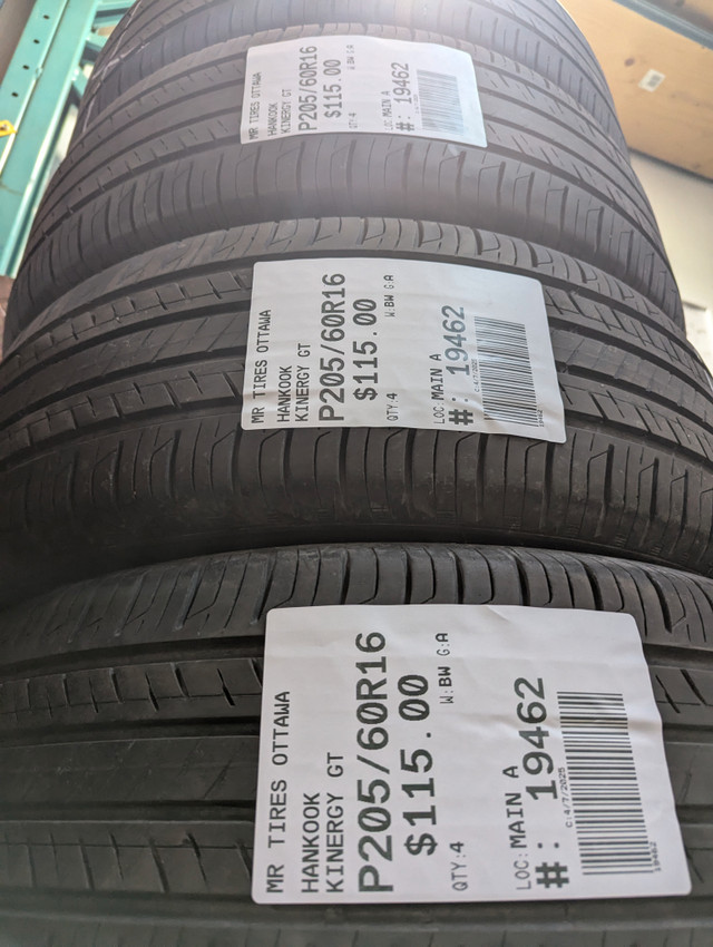 P205/60R16 205/60/16 HANKOOK KINERGY GT TAG # 19462 in Tires & Rims in Ottawa
