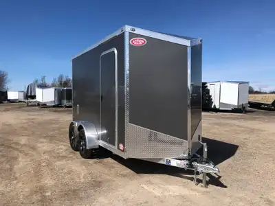 LEGACY LITE 6' X 12 TANDEM AXLE ALUMINUM CARGO TRAILER WITH REAR BARN DOORS, CARGO+ PACKAGE AND 12in...