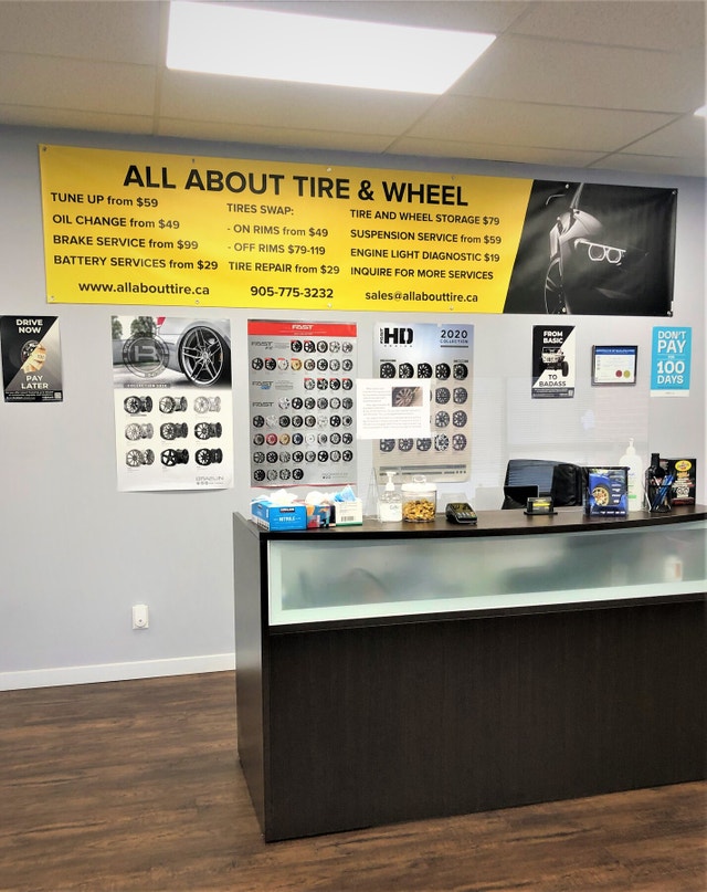 NEW & USED A/S & WINTER TIRES SALE INSTALL & BALANCE 7599 LEFT