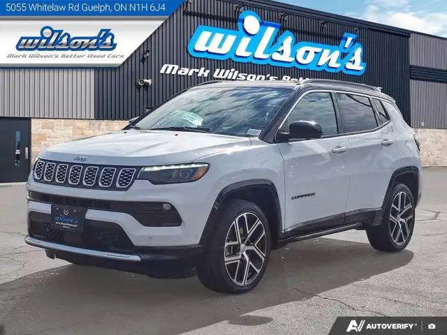 2024 Jeep Compass Limited 4x4 | Leather | Heated Seats +