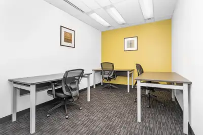 Productive workspace for three that comes with everything taken care of. Make a home for your busine...