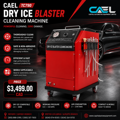 CAEL TC790 Dry Ice Blaster Professional Chemical-Free Cleaning Solution The CAEL TC790 Dry Ice Blast...