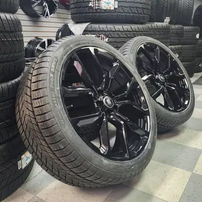 New set (4) 22" Range Rover wheels & winter tires Range Rover Sport wheels & tires Supercharged whee...