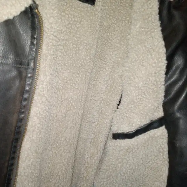 George G21 Bomber Aviator Style Jacket Sherpa lined Mens Size M in Men's in Belleville - Image 5