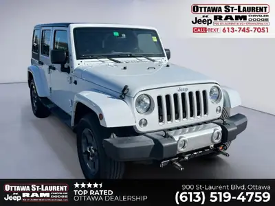 WE CAN GET YOU APPROVED ON THIS 2017 JEEP WRANGLER 4X4 SAHARA UNLTD TODAY FEATURED OPTIONS -Connecti...