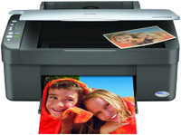 Epson Stylus CX3810 All In One Color Printer with New Cartridge