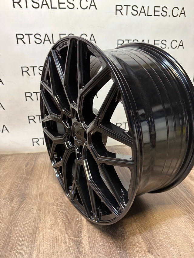 20x8.5 Envy FF-2 Rims 5x114.3 Gloss Black in Tires & Rims in Saskatoon - Image 2
