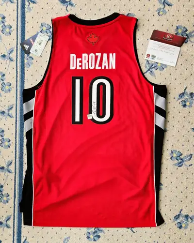 DeMar DeRozan Signed Toronto Raptors NBA Jersey MLSE COA, View more