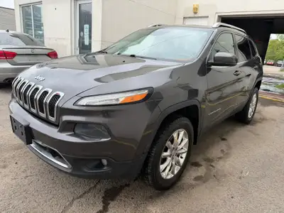 JEEP CHEROKEE 2014 LIMITED V6 AWD AUTOMATIQUE FULL AC MAGS EN ALUMINUM, TOIT OUVRANT, INTERIEUR EN C...