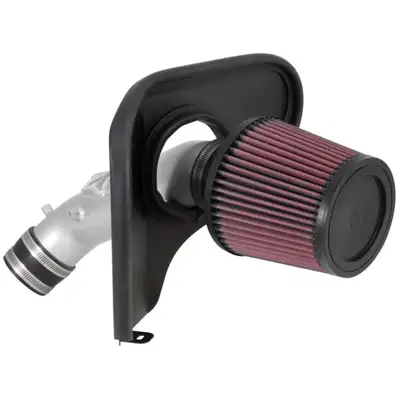 Gain a guaranteed increase in horsepower and torque with a K&N cold air intake system featuring a ma...