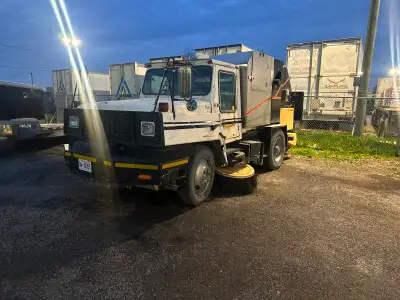 older model sweeper. works well. can pay for this unit in a matter of days! comes with some extra br...