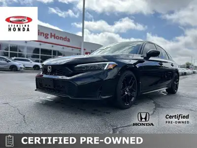 Experience the thrill of the 2025 Honda Civic Hatchback Sport, boasting a sleek Crystal Black Pearl...