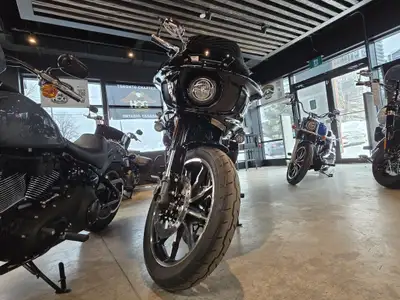 Heritage-inspired tank graphics and an FXRT-style fairing look retro, but the Low Rider ST is a mode...