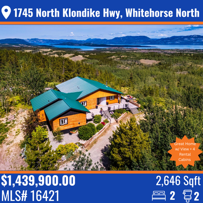4 Rental Cabins + 2,646 Sq Ft Home – Income & Lifestyle in One! THE BEST OF THE YUKON LIFESTYLE! Wel...