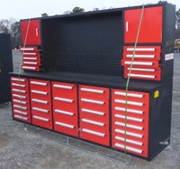 NEW 40 DRAWER 10 FT WORK TOOL BENCH & CABINETS 10FT40D Regina Regina Area Preview
