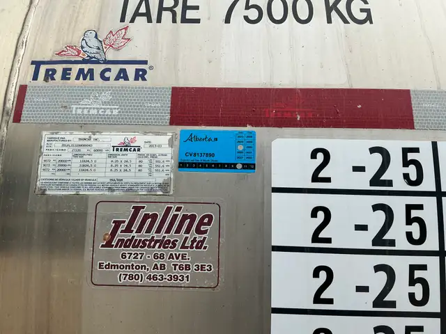 2013 TREMCAR 22215L Tri/A Stainless Steel Pup Tank Trailer in Heavy Equipment in St. Albert - Image 10