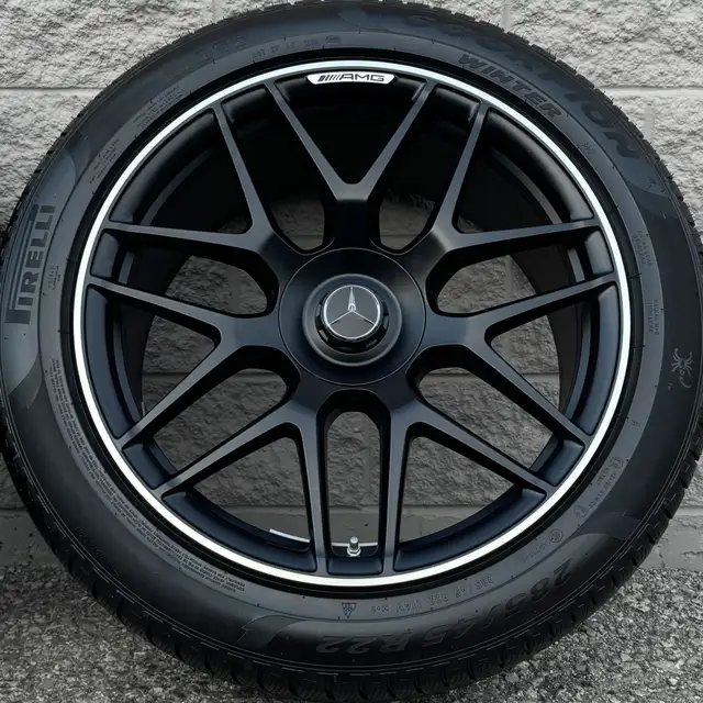(99%) 4x MB G-Class G63 AMG 22" OEM Winter Wheels Package in Tires & Rims in City of Toronto - Image 6