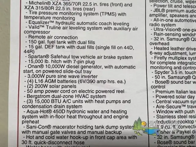 2024 Entegra Coach Anthem 44B 450 h.p. Diesel in RVs & Motorhomes in Moncton - Image 105