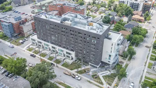 This is suite number, 507 // 1 bedroom + den, 2 full baths // This brand new development is a contem...
