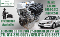 Moteur Honda Accord 08 09 10 11 12 2.4 Engine K24A Motor