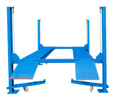 Heavy-Duty 4 Post Car Parking Lift JH4P3700 | 8100 Lbs Capacity | 110V Manual Control Compare at: $6...