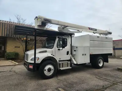 *75 FEET Also Available Call to Inquire* 2021 Freightliner M2 Diesel 4x2 Terex XT-56 Pro Forestry Bu...