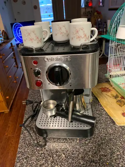 Cuisinart expresso machine, View more