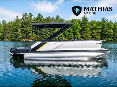 Bateau Ponton MANITOU 22 EXPLORE SWITCHBACK 2025 Concessionnaire de bateaux et pontons neufs et d'oc...